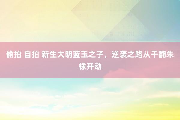 偷拍 自拍 新生大明蓝玉之子，逆袭之路从干翻朱棣开动
