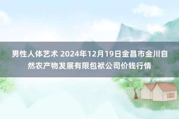 男性人体艺术 2024年12月19日金昌市金川自然农产物发展有限包袱公司价钱行情