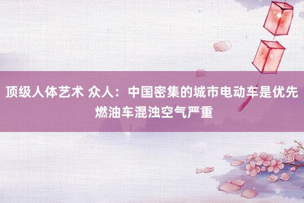 顶级人体艺术 众人：中国密集的城市电动车是优先 燃油车混浊空气严重