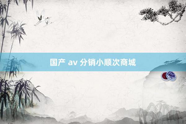 国产 av 分销小顺次商城