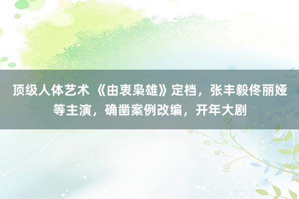 顶级人体艺术 《由衷枭雄》定档，张丰毅佟丽娅等主演，确凿案例改编，开年大剧