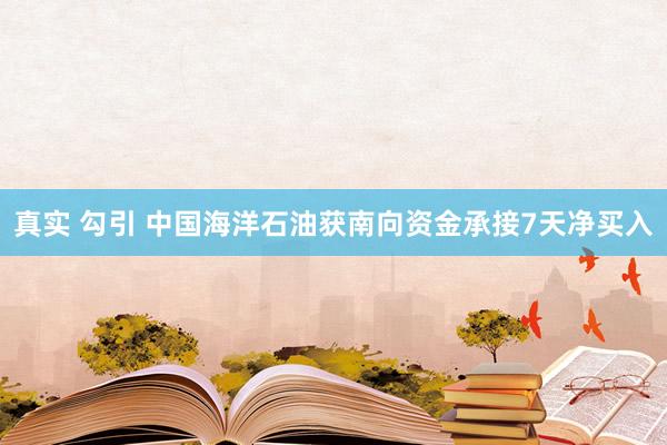 真实 勾引 中国海洋石油获南向资金承接7天净买入