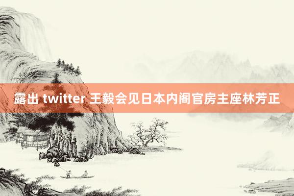 露出 twitter 王毅会见日本内阁官房主座林芳正