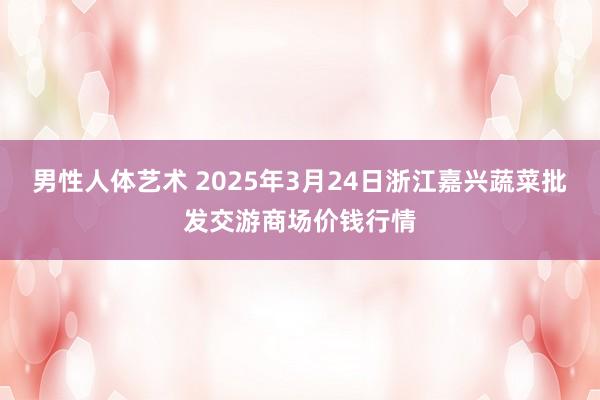 男性人体艺术 2025年3月24日浙江嘉兴蔬菜批发交游商场价钱行情