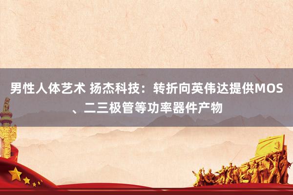 男性人体艺术 扬杰科技：转折向英伟达提供MOS、二三极管等功率器件产物